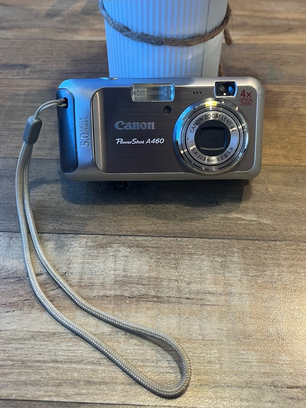 Canon PowerShot A460 Digital Camera 5.0MP 4x Optical Zoom Silver